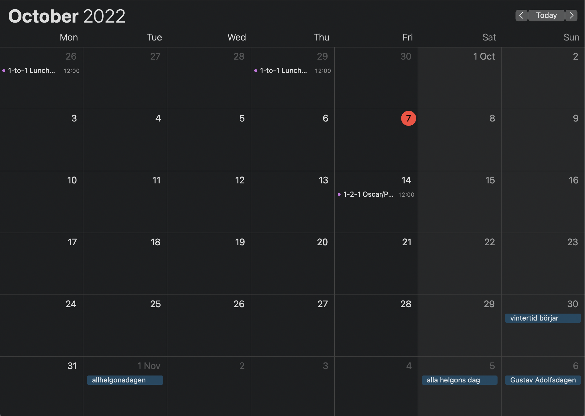 Dashboard Kalender 3